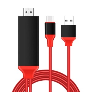 USB C to HDMI MHL 미러링 케이블 스마트폰 TV 연결 200cm
